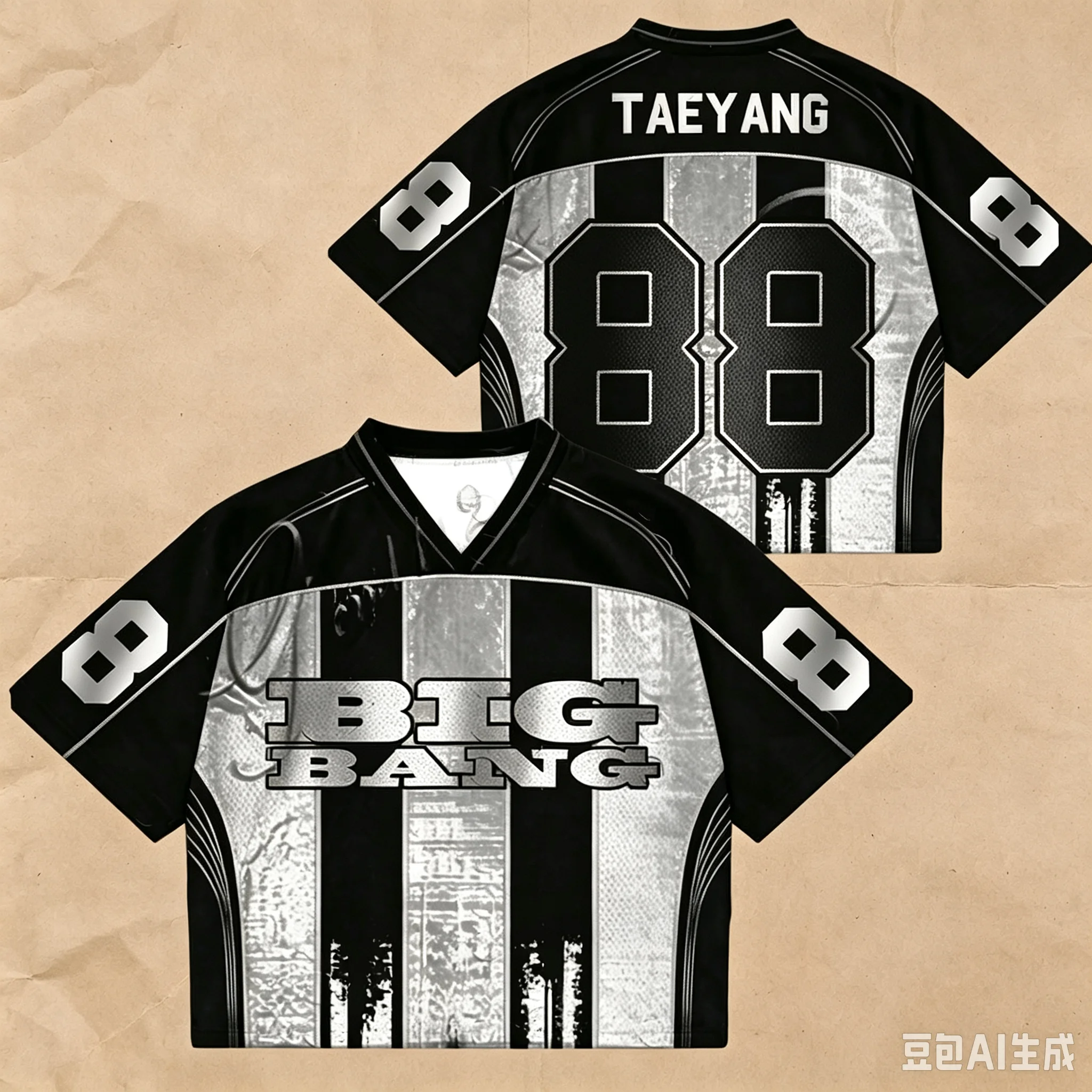 Hot Selling New Bigbang 2026 World Tour Mixed Fan Support Jersey Concert Fan Jersey Adult and Children's Short Sleeved T-shirt