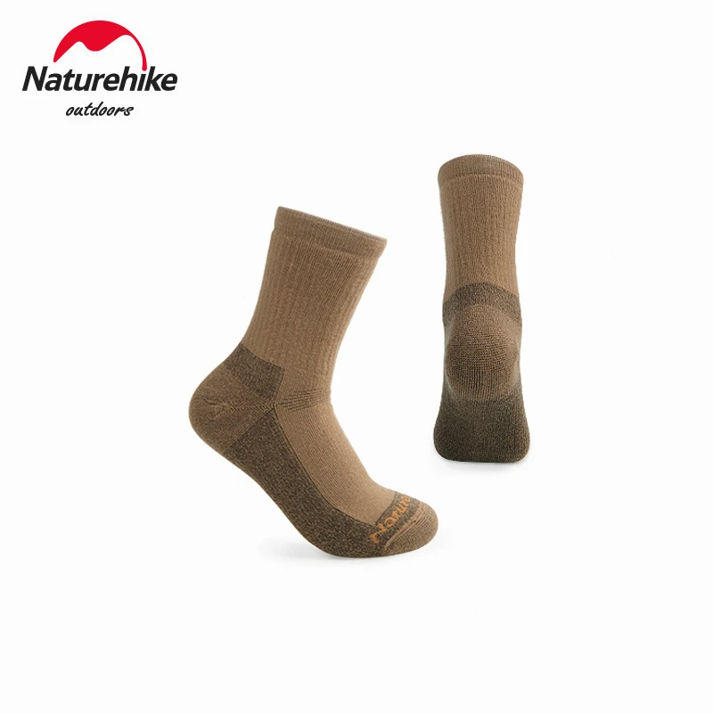 Naturehike High Barrel Merino Wool Snow Socks Winter Warm Camping Hiking Socks Suitable For Camping And Hiking And Daily Warming