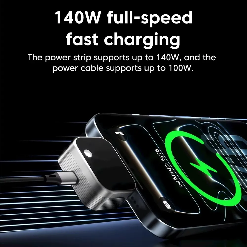 140W Automatic Power-off Charger Automatic Power Off Battery Protection Auto Stop Charging Adapter Smart Auto Eject Charger