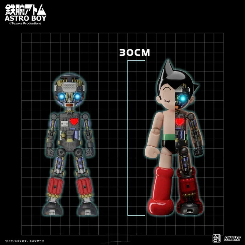 

In Stock Tron Model-kit Astroboy 30cm Action Figure Collection Assembly Model Doll Boy Toys Gifts