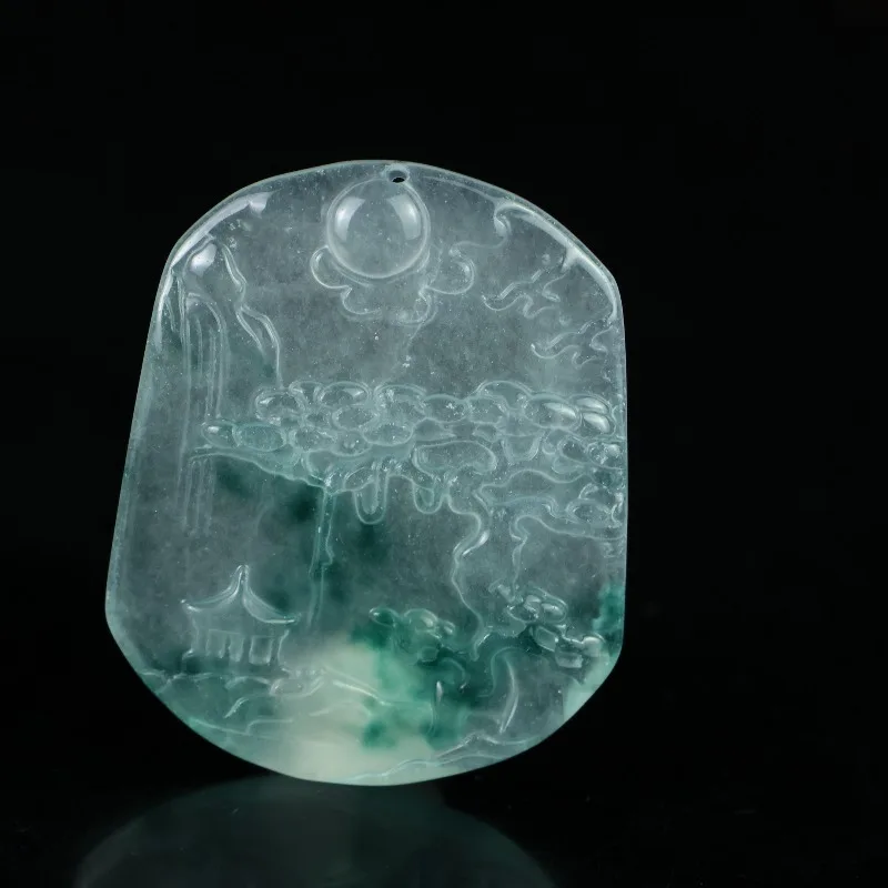 

Natural High Ice Landscape Brand Pendant, Classic Versatile Necklace