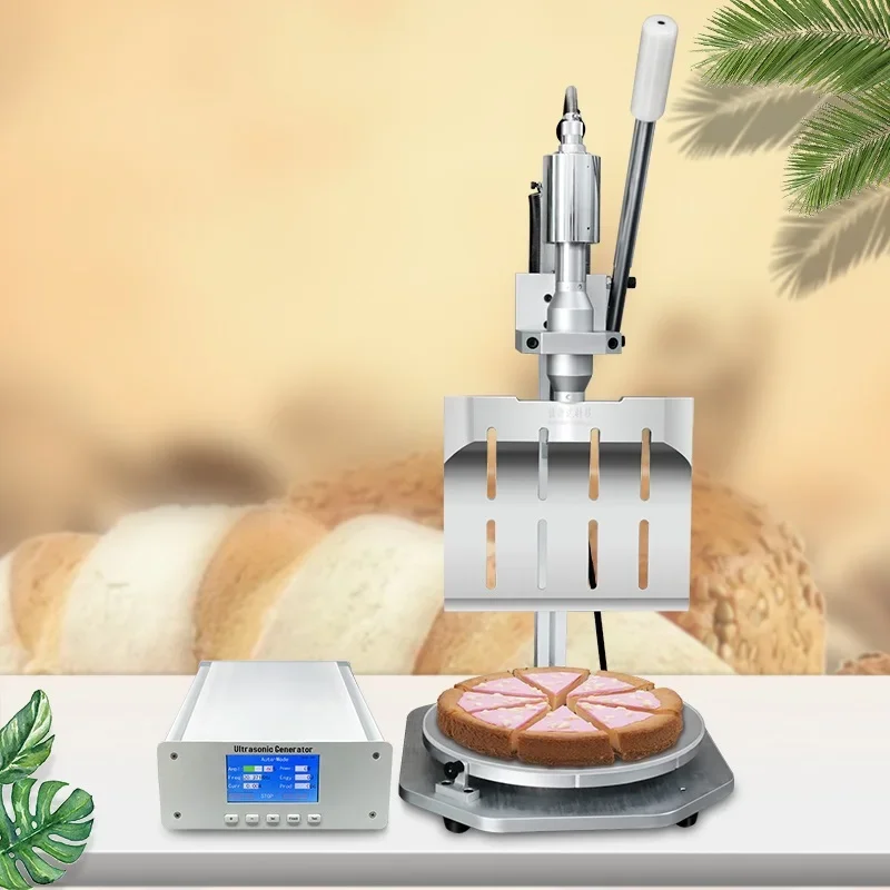 High quality and high efficiency factory production ultrasonic cake cutting machine