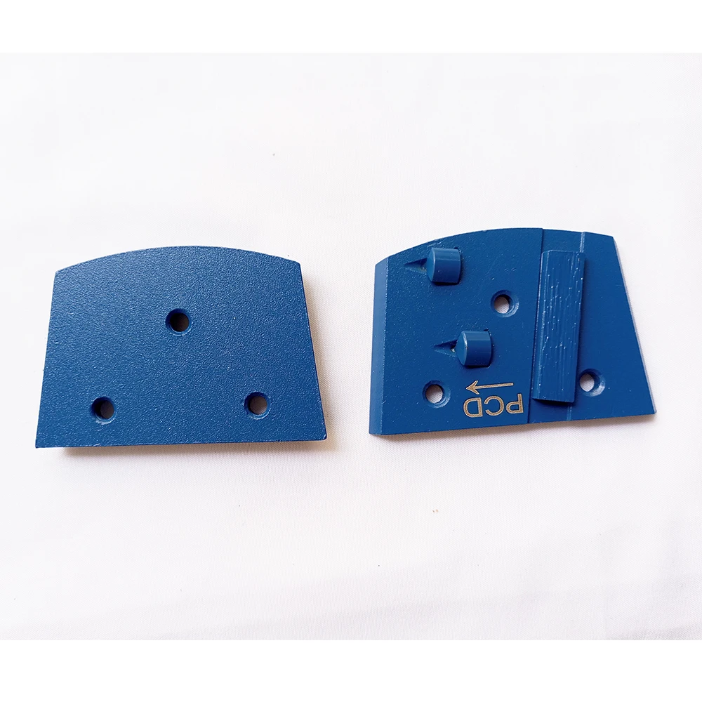 PCD Left and Right Diamond Grinding Disc Wheel Sintered Segment Metal Block Abrasive For Epoxy Concrete Floor