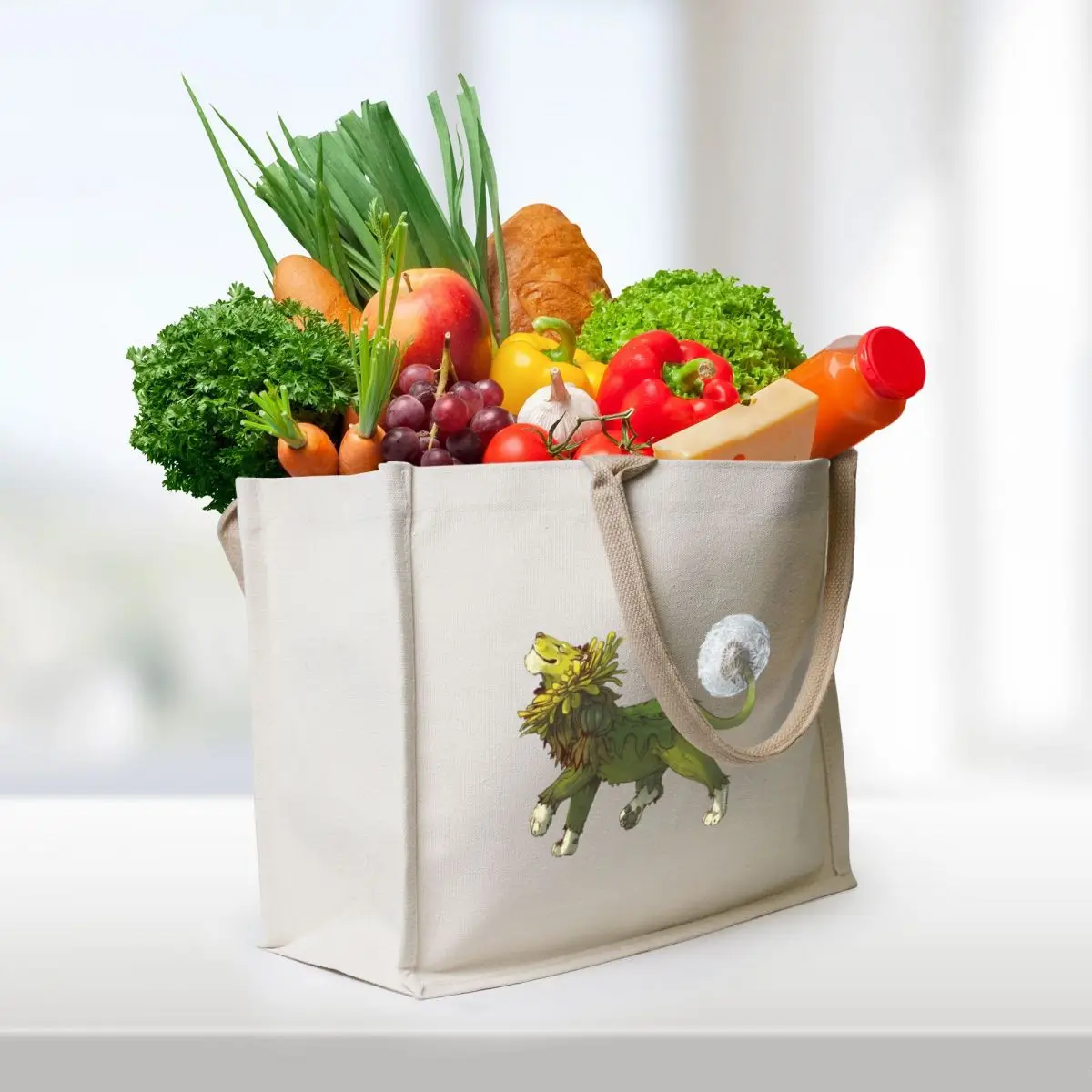A dandy lion dandelion Tote Bag Handbags Women's bag Cloth bags
