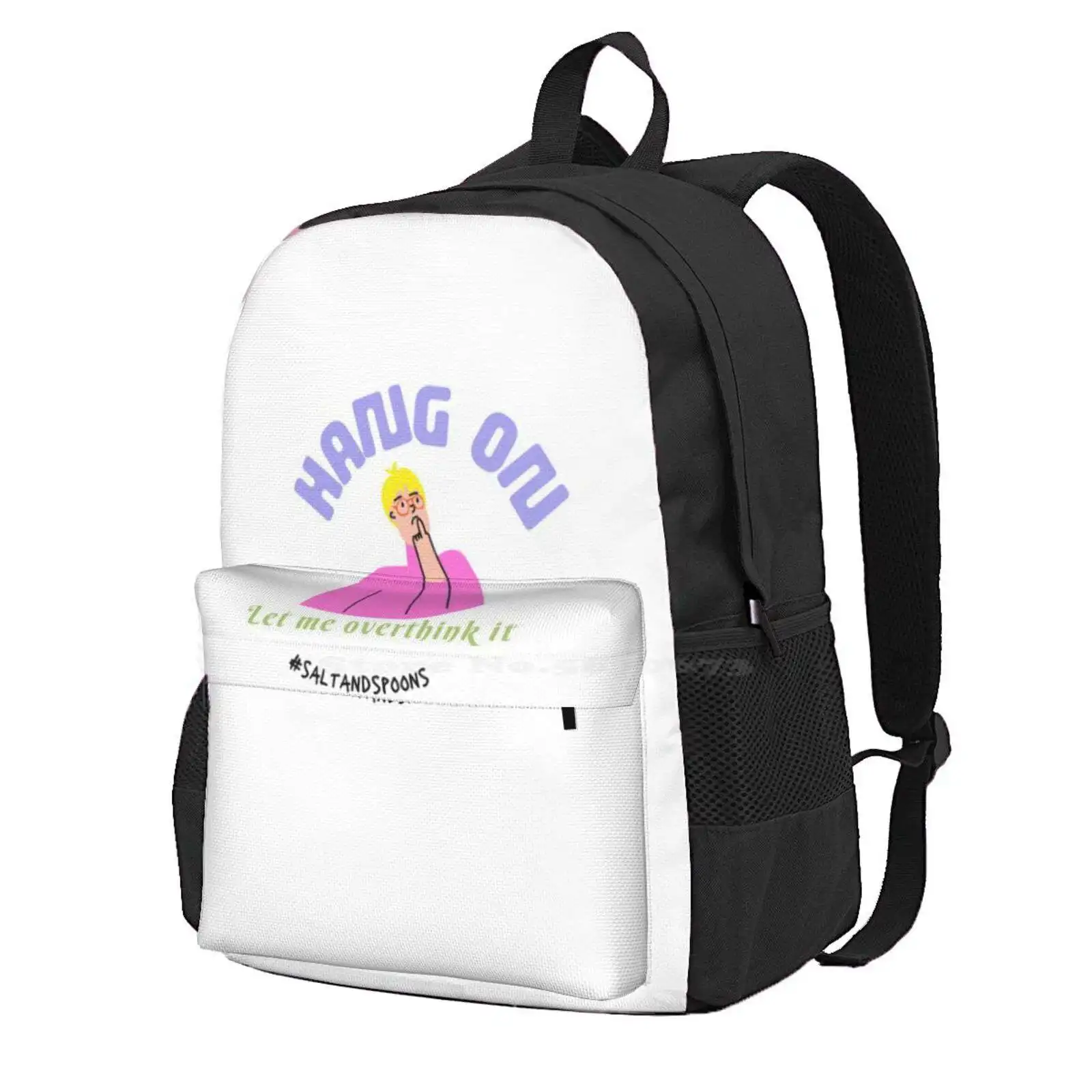 Overthinker Hot Sale Schoolbag Backpack Fashion Bags Anxiety Overthinker Thinking