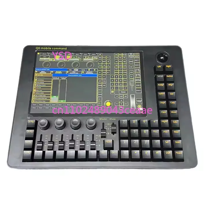 Mini Q0 Stage Light Console with Wing Fader Command Projection Light