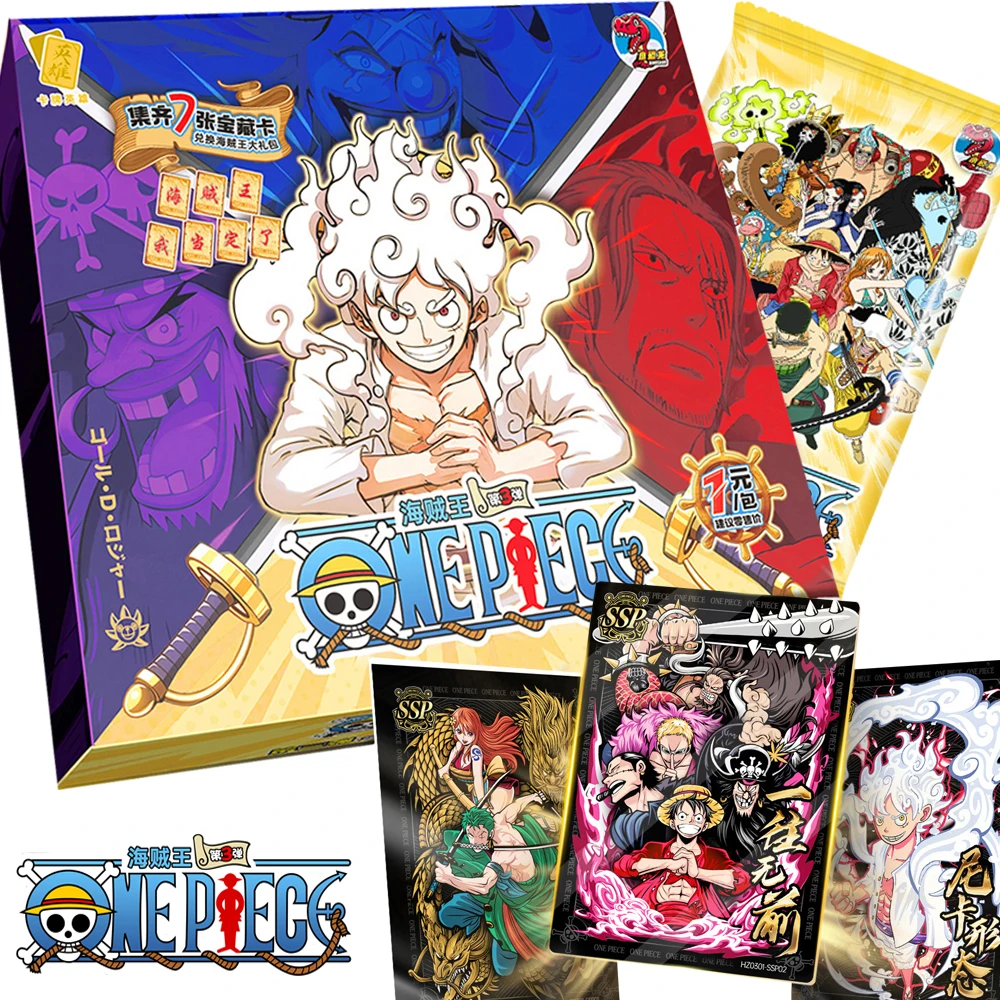 

One Piece Collection Cards Collection Anime Protagonist Group Handsome Beautiful National Style Character Cards Children Gifts