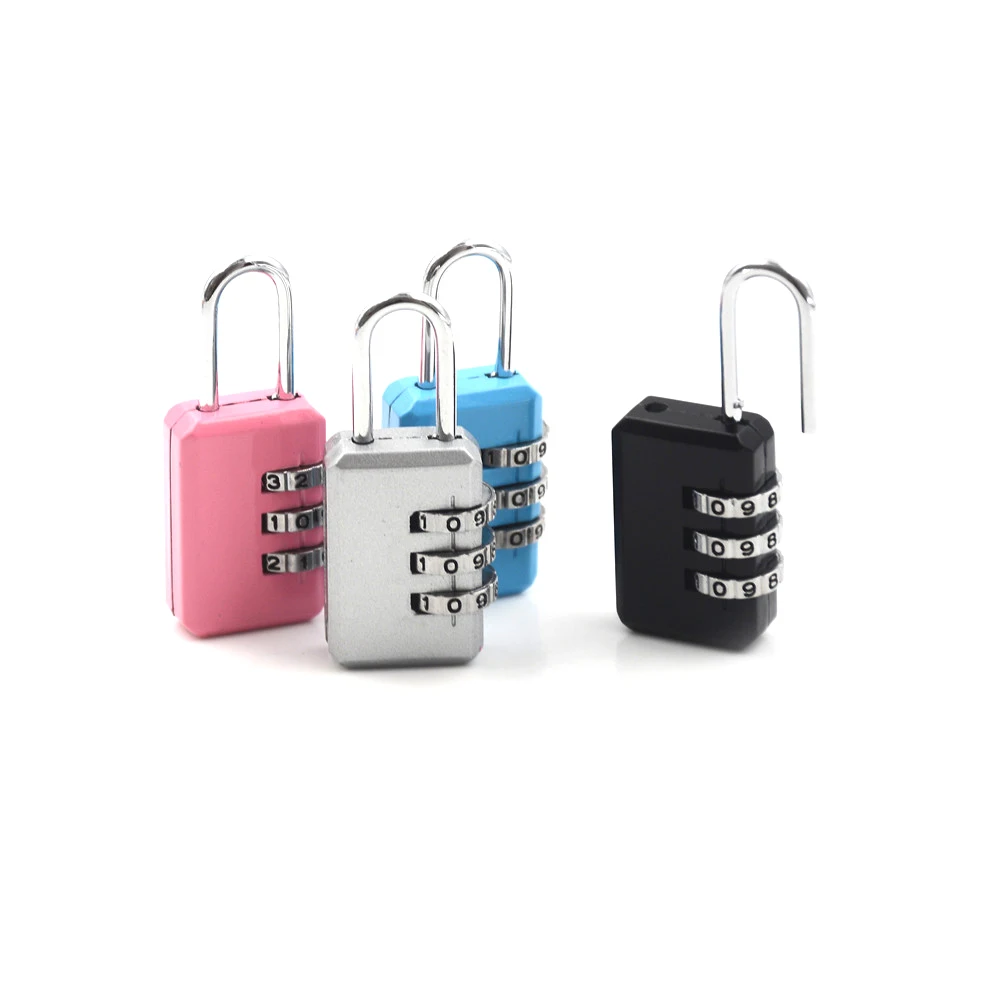 3 Digit Combination Padlock Coded Lock School Gym Locker ShedsMetal Economic