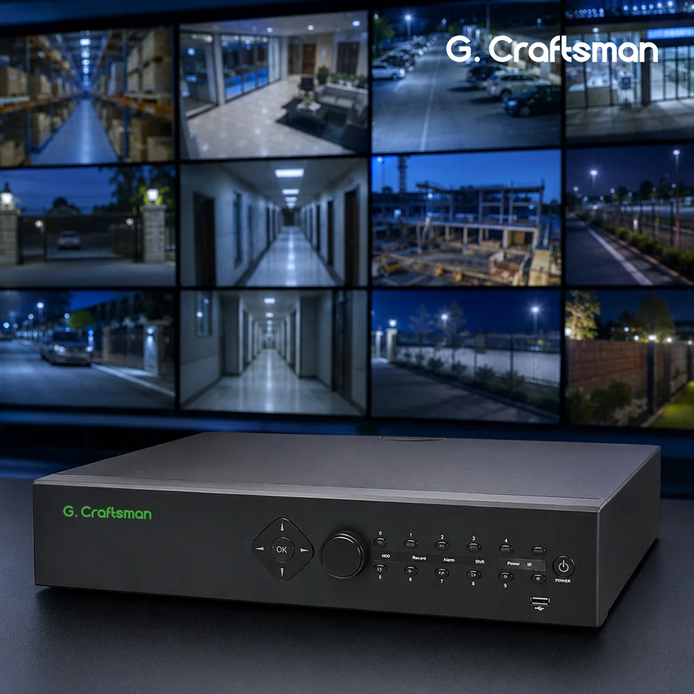 C-X 64CH 8MP 4K NVR Security System,H.265 Video Recorder,HDMI Output,24/7 Recording & Playback,XmeyePro GX-N8064H8