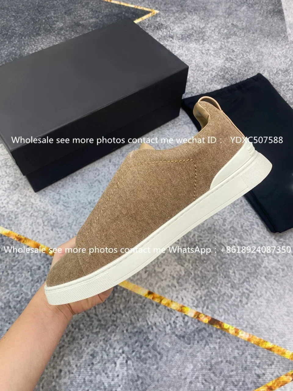 light brown canvas