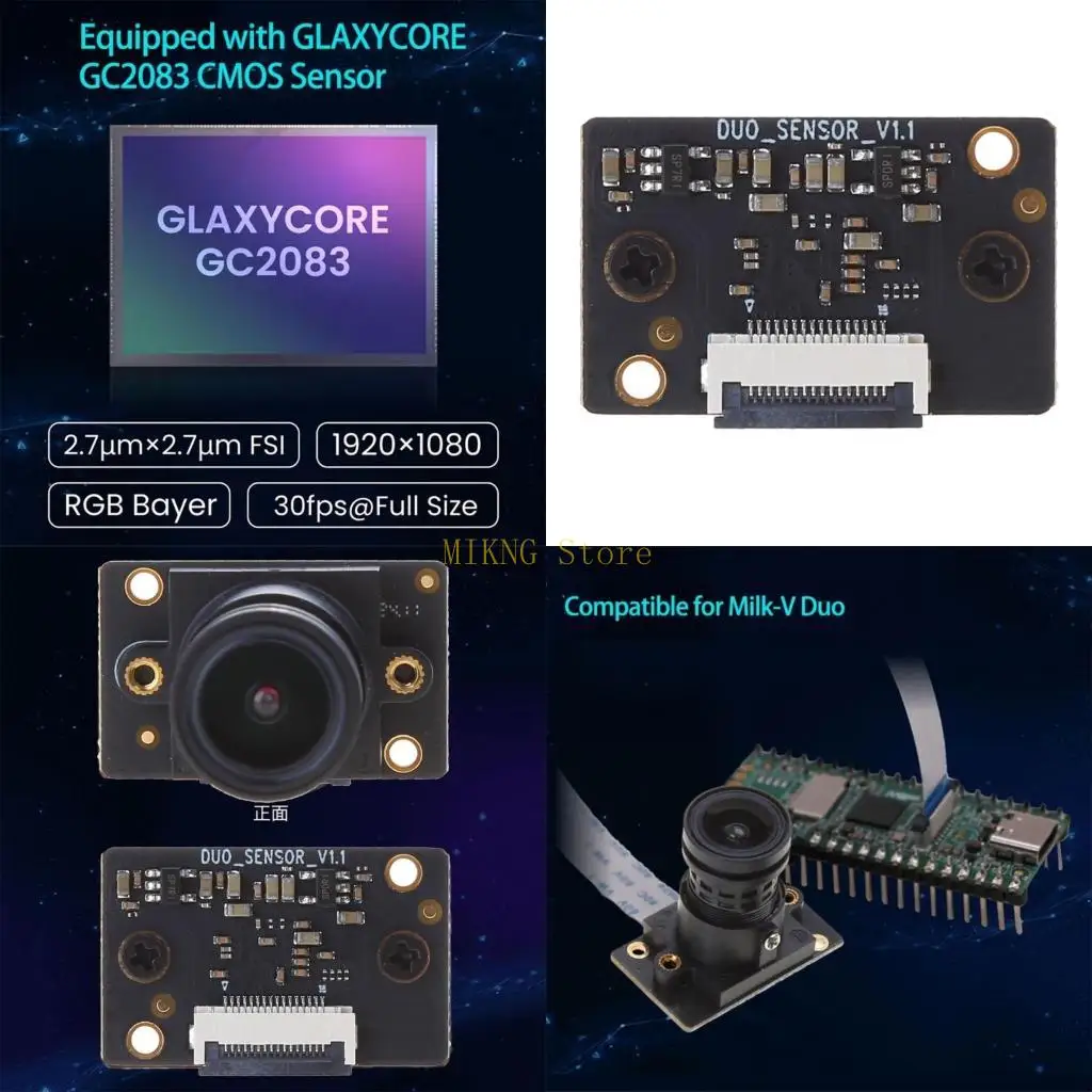 

CAMGC2083 2-мегапиксельный модуль камеры Профессиональные аксессуары для видеоконференций для Milk V Linux Board 16P MIPI