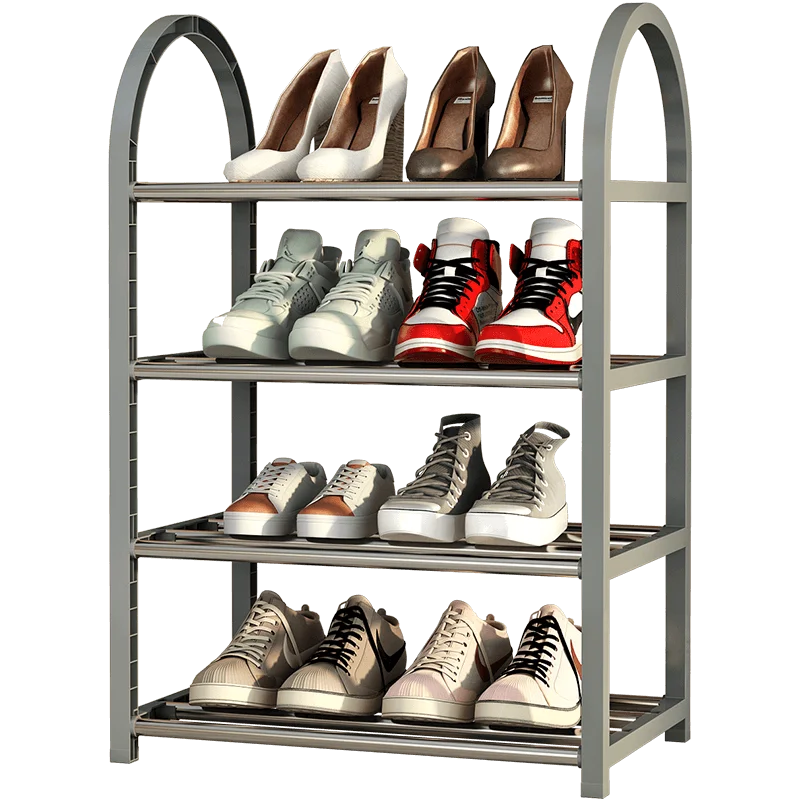 Shoe rack home indoor door storage artifact dormitory college students small simple multi-layer dustproof shoe cabinet