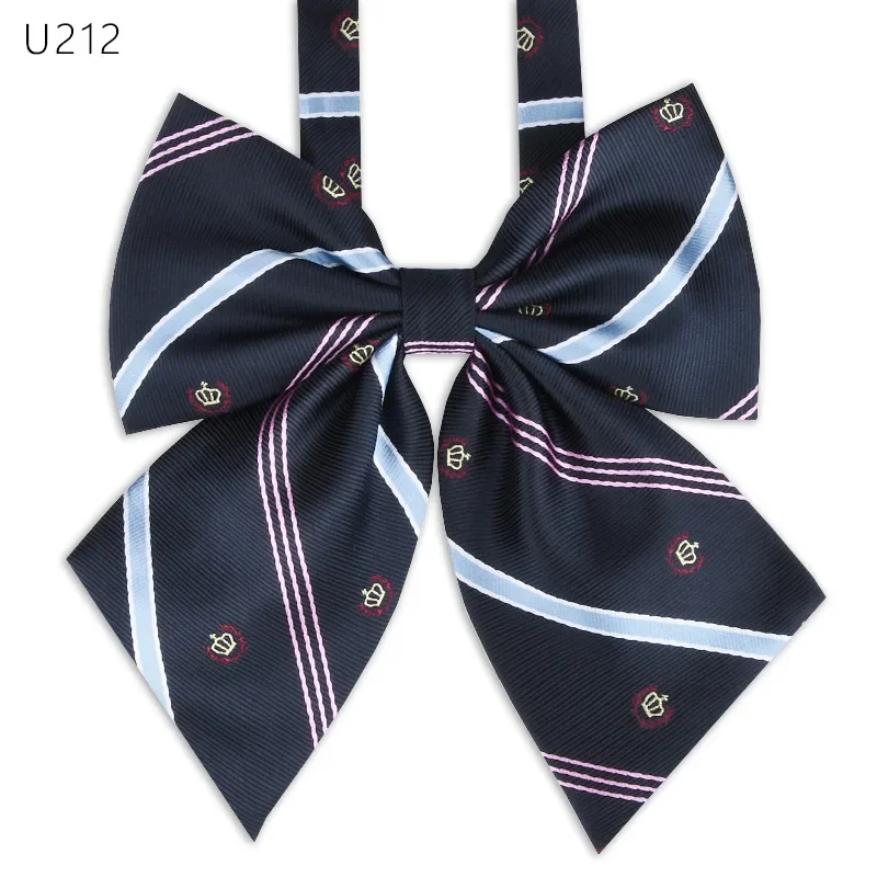 School  Uniform Women Bowtie Ribbon Led Rope New Necktie Handmade Womans Clothing Shirt Butterfly Bow Tie for Women