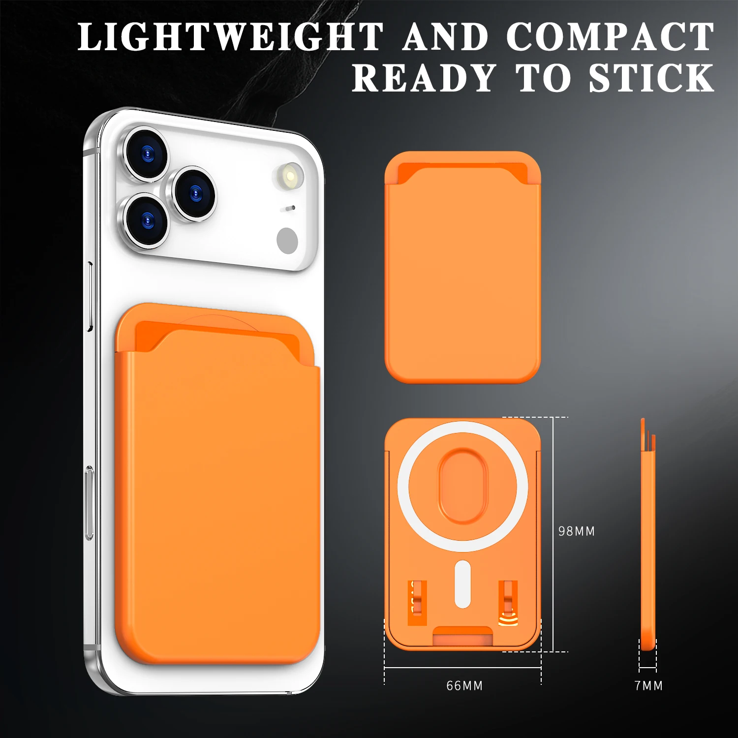 الفاخرة ل Magsafe المغناطيسي المحفظة آيفون 13 17 16 14 12 برو ماكس 17 برو حامل بطاقة الهاتف غطاء حقيبة الملحقات #3