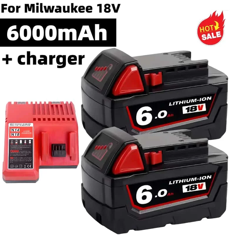 

Original Replacement Lithium ion 18V 12.0Ah Battery For Milwaukee M18 Power Tool Batteries 48-11-1815 48-11-1850 48-11-1860 Z50