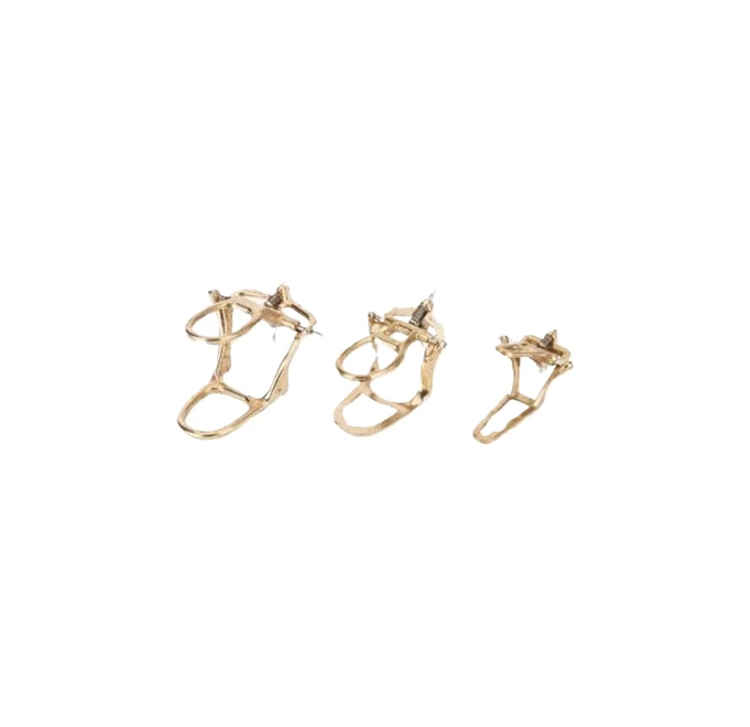 4Pcs Universal Dental Lab Articulator Occlusion Device Copper Frame Adjustable Dentistry Restoration Mechanical Tool