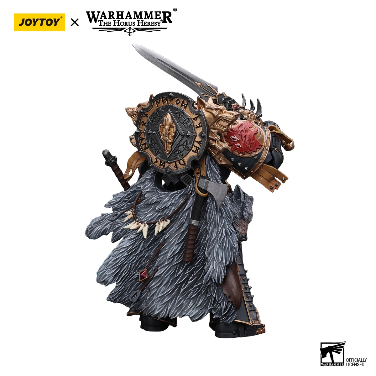 [IN STOCK]JOYTOY 1/18 Warhammer The Horus Heresy Action Figure Space Wolves Leman Russ Primarch of the VIth Legion Model