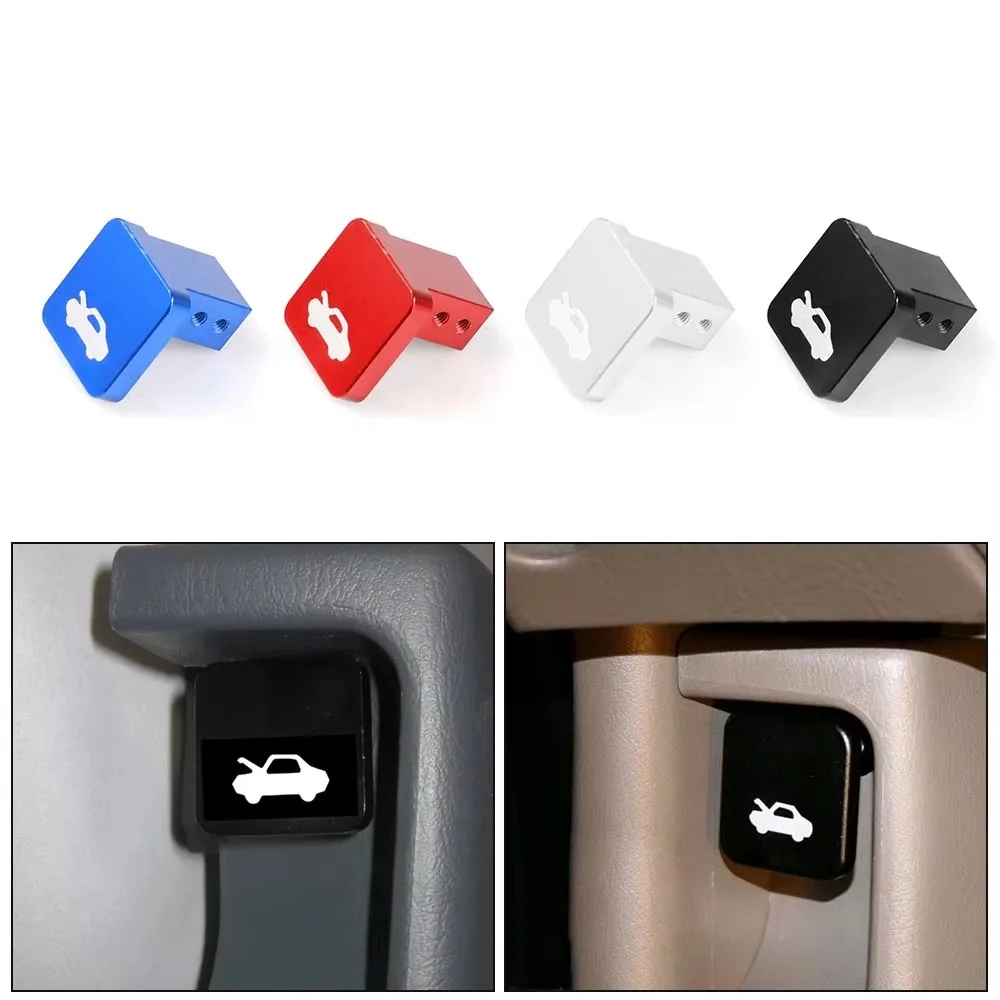 Easy to operate Hood Release Latch Solid Color Wear-resistant Engine Cover Lock Aluminum Auto Accessories