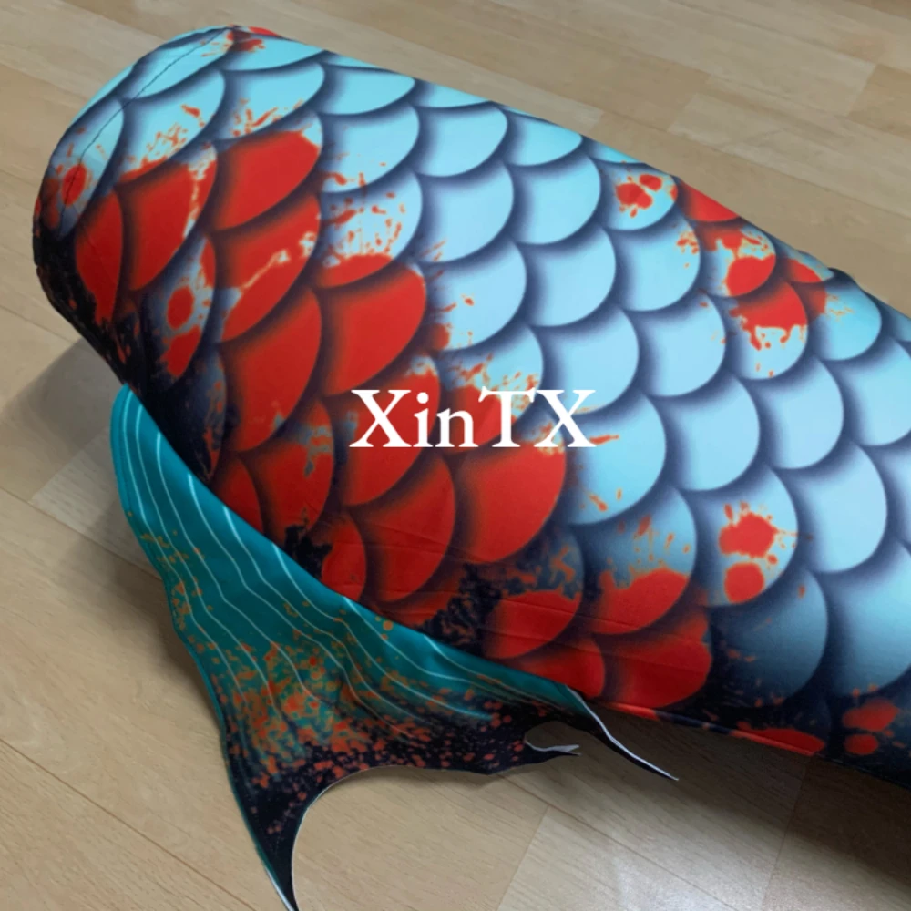 Professional Adult Mermaid Tail Woman Fish Scale Lace Sexy Bikini Original Design Manta Ray Aquarium Swimming Show Cosplay