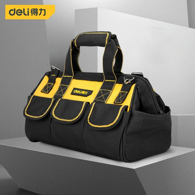 1 Pcs Wear-resistant Electrician Tool Bag Woodworking Repair Canvas Bag Thickened Durable Large-capacity Waterproof Storage Bag