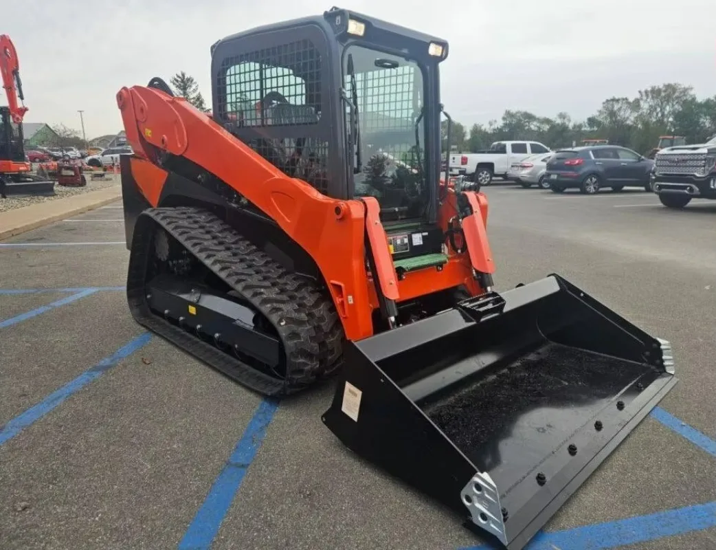 Euro 5 Diesel Skid Steer Loader Low Exhaust Pollution Urban Construction Farm Forest Clearing Environmental Friendly Mini