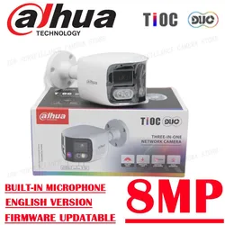 Dahua-ai ip Camera、IPC-PFW3849S-A180-AS-PV、2x4メガピクセルレンズ、最大8mp、eptz、smd 4.0、内蔵マイク、spk、ir、フルカラー、ip67、tioc wizsense