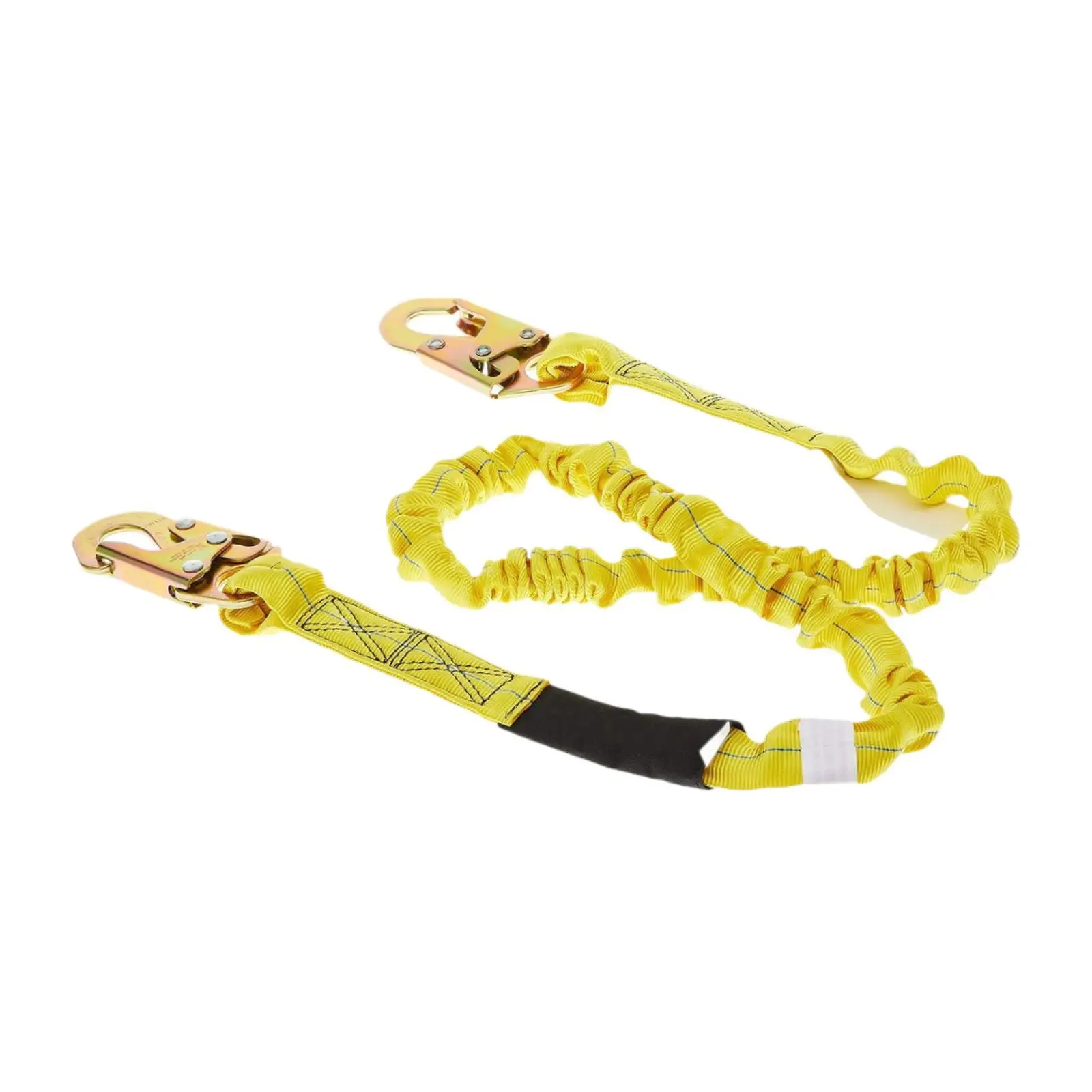 Safe Lanyard Tether with Captive Lock Carabiner for Mountaineering Climbing