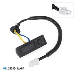 253801AA0A For Nissan Pathfinder 13-19 Trunk Release Switch 25380-1AA0A Black ABS Car Rear Trunk Liftgate Tailgate Switch Opener