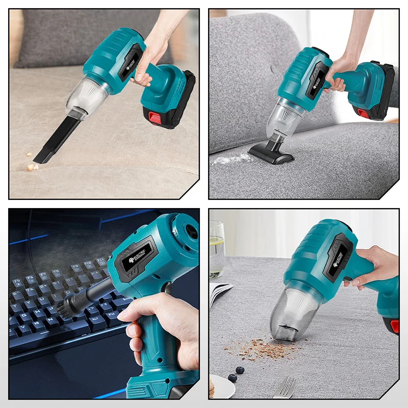 Dea elettrica Mini Brushless Cordless Aspirapolvere 6000 giri/min Multifunzione Casa Fai da Te per Makita 18V Batteria