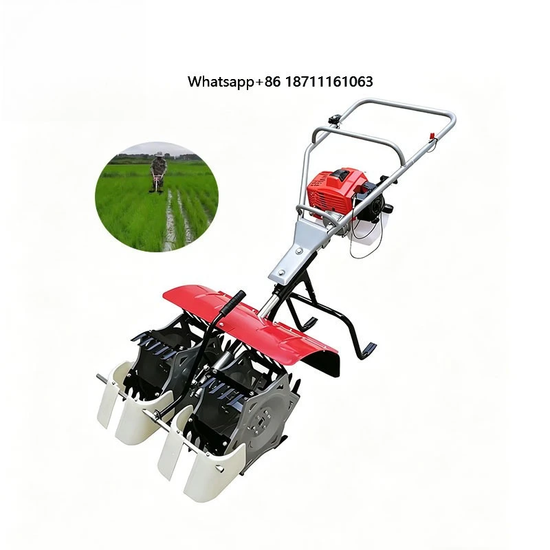 Portable 12 3 Row Paddy Weeder Small Rice Field Weeding Tool
