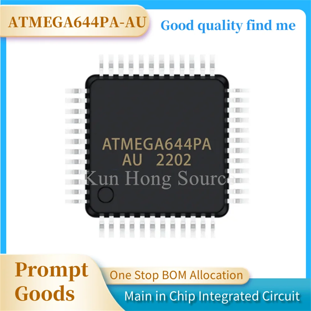 1PCS ATMEGA644PAU-TH ATMEGA644PA-AU QFP44 New Spot Inventory