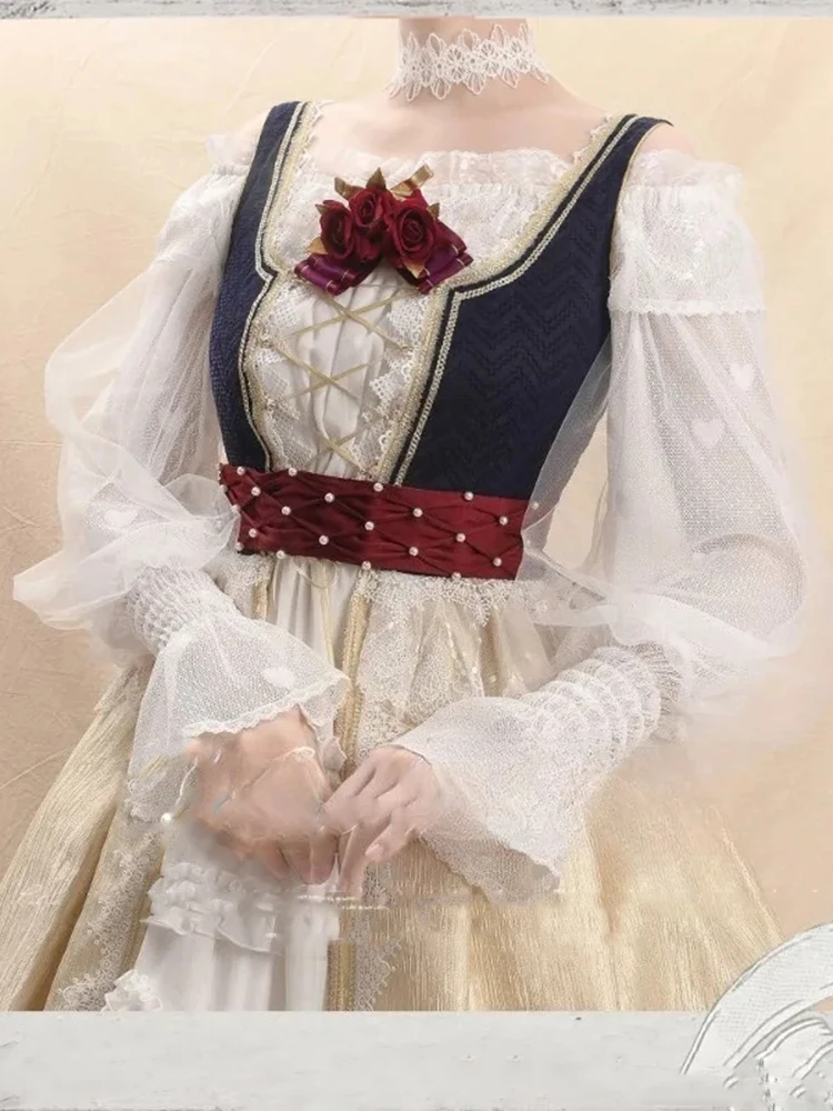 بلوزة لوليتا ستايل للنساء قمصان تونيك برقبة مائلة قطع علوية قصيرة 2025 Blusas Mujer De Moda مكشكشة بأشرطة تونك بلوزات صيفية