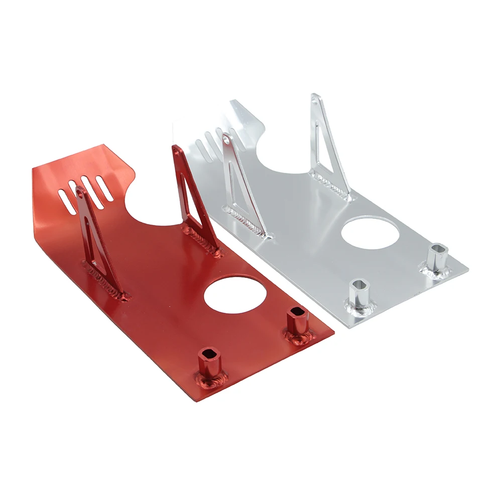 Aluminum Engine Skid Plate Guard Cover Protector For 110cc 125cc Dirt Bike Pit Bike Motorcycle Bottom Chassis Shield Parts view 6
