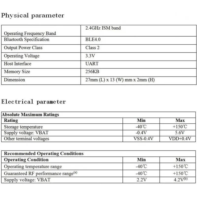 2pcs CC2540 CC2541 AT-09 블루투스 모듈 BLE 4.0 무선 직렬 통신, 저전력 소비, 빠른 자동 페어링