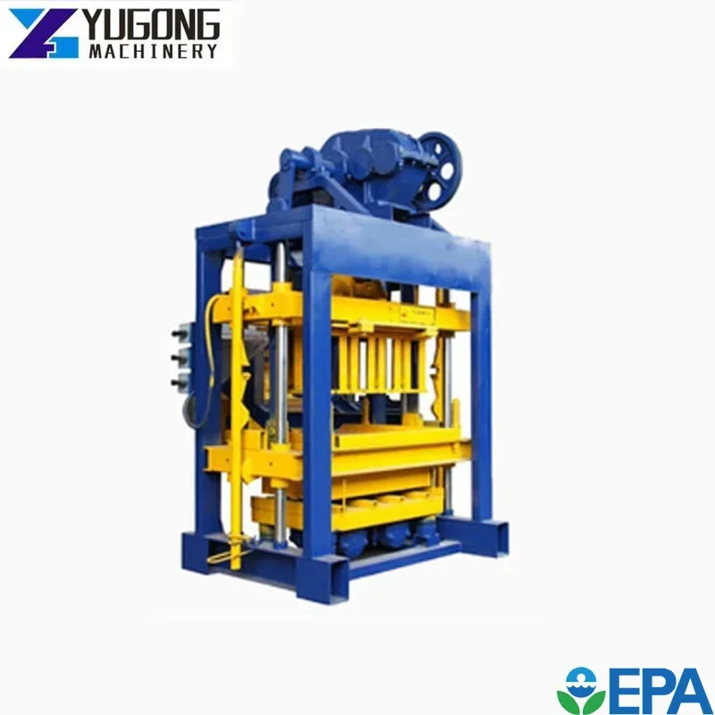 YG Hot Sale Concrete Hollow Block Making Machine Solid Brick Making Machinery Color Paving Slab Brick Shaping Equipment Price