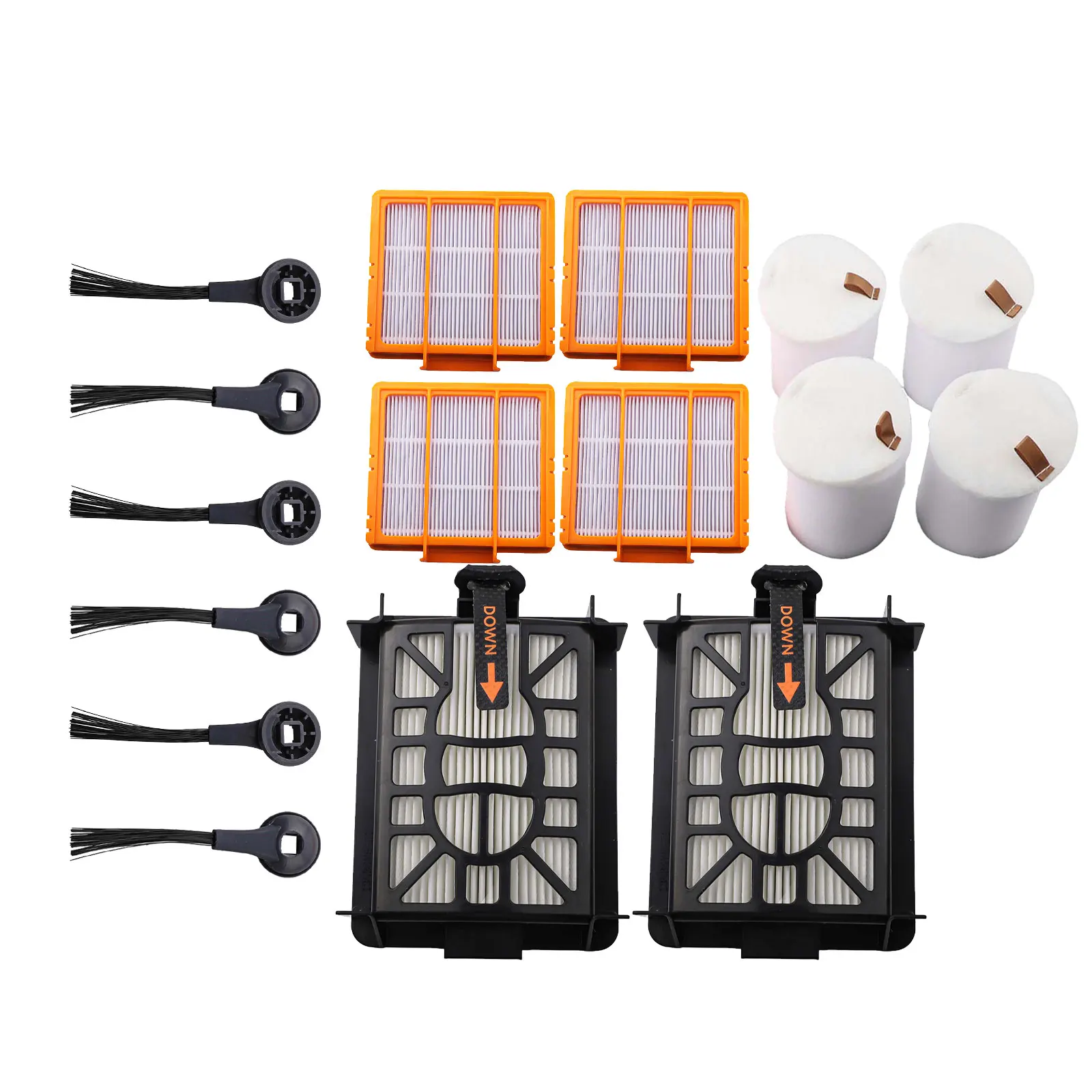 For Shark AI For Ultra Robot Vacuum Cleaner Essential Replacement Parts Comprehensive Filter Set with Brushes and Accessories