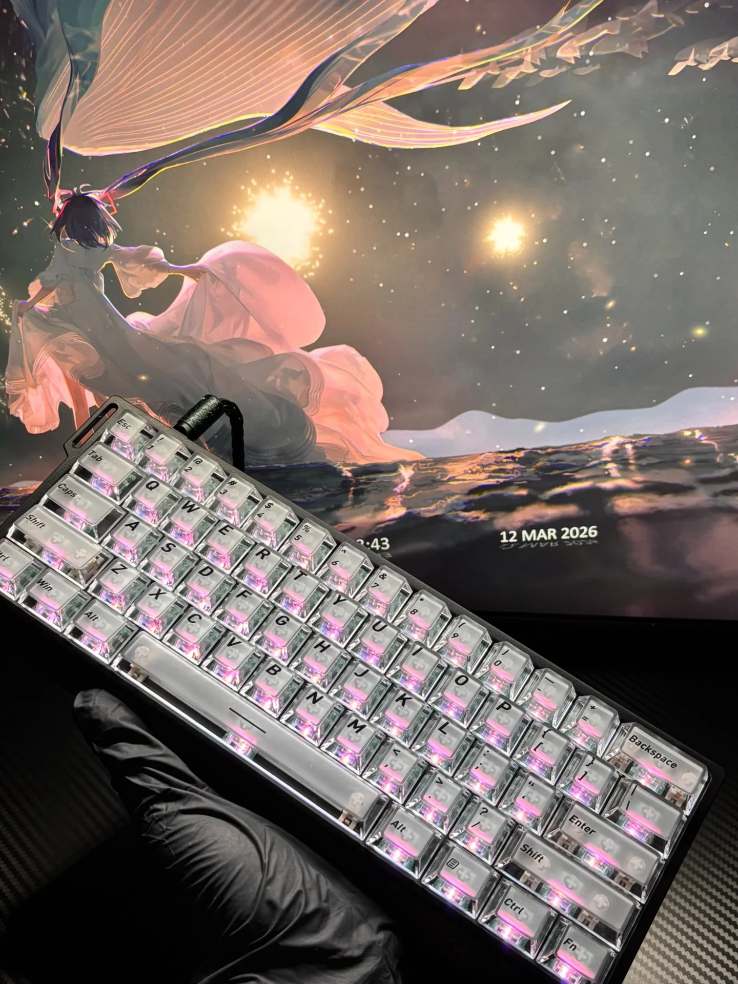 Keyboard RGB Magnetik Kustom, - Hot Swap Pcb ulasan dan harga