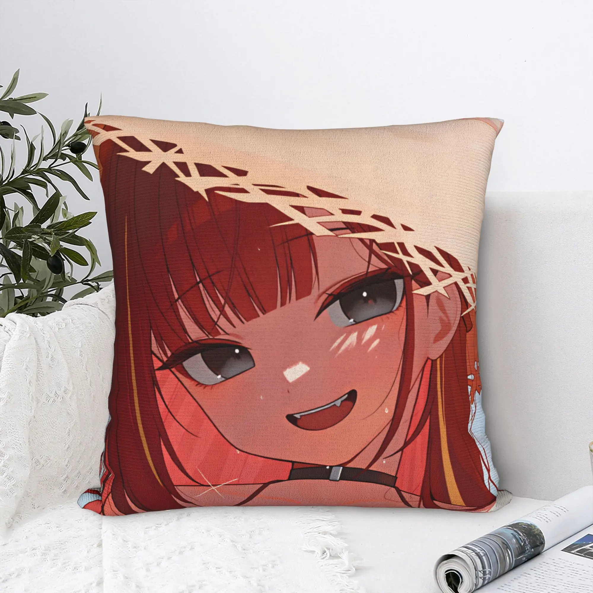 Akane Lize Singer Pillow Case  Soft Pillow Cover Kawaii Pillowcases For Sofa Bedroom Home Decor