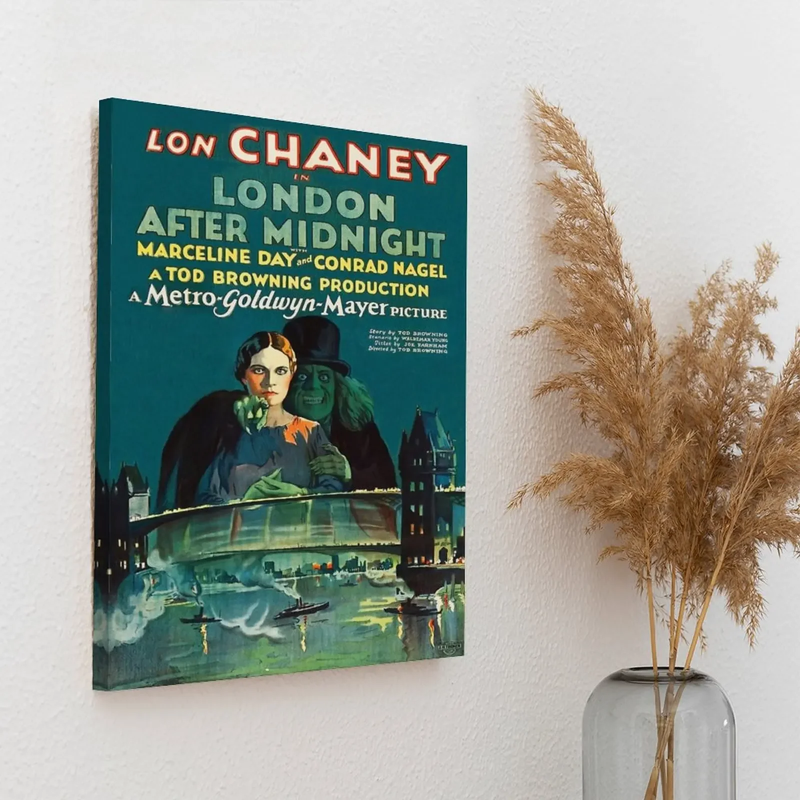 

London After Midnight Lon Chaney Cleaned Up Image Canvas Painting Character Home Living Room Party Framed Wall Paintings