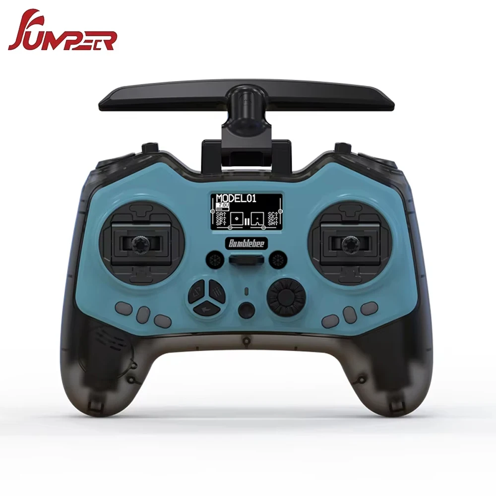 Jumper Bumblebee 915Mhz/2.4Ghz 1000mW 1W Elrs EdgeTx Remote Control Hall Sensor Gimbals 18650 Lipo OLED Screen For RC Fpv Drone