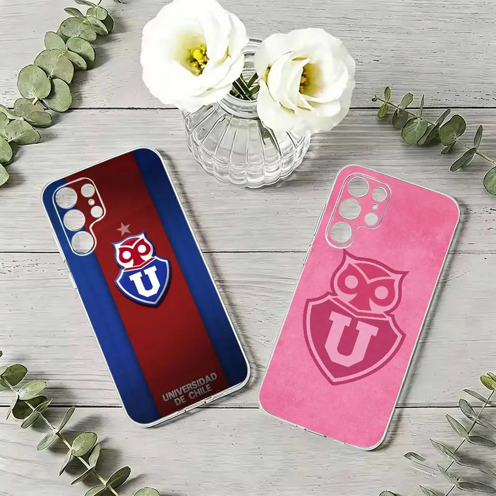 Club U-Universidad de C-Chile   Phone Case For Samsung S21 S20 Ultra Plus FE S10 Transparent Silicone Phone Cover