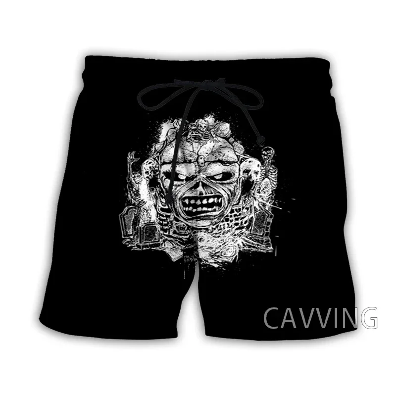 New Fashion 3D Printed Gothic Retro Horror Skull Summer Beach Shorts Street Men Quick Drying Vacation Casual Fashion Shorts