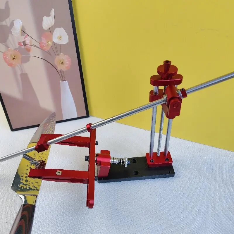 

Набор профессиональных точилок для ножей или ножей 360° ° Вращение с фиксированным углом, алюминиевый сплав, набор для заточки кухонных ножей шеф-повара, инструменты