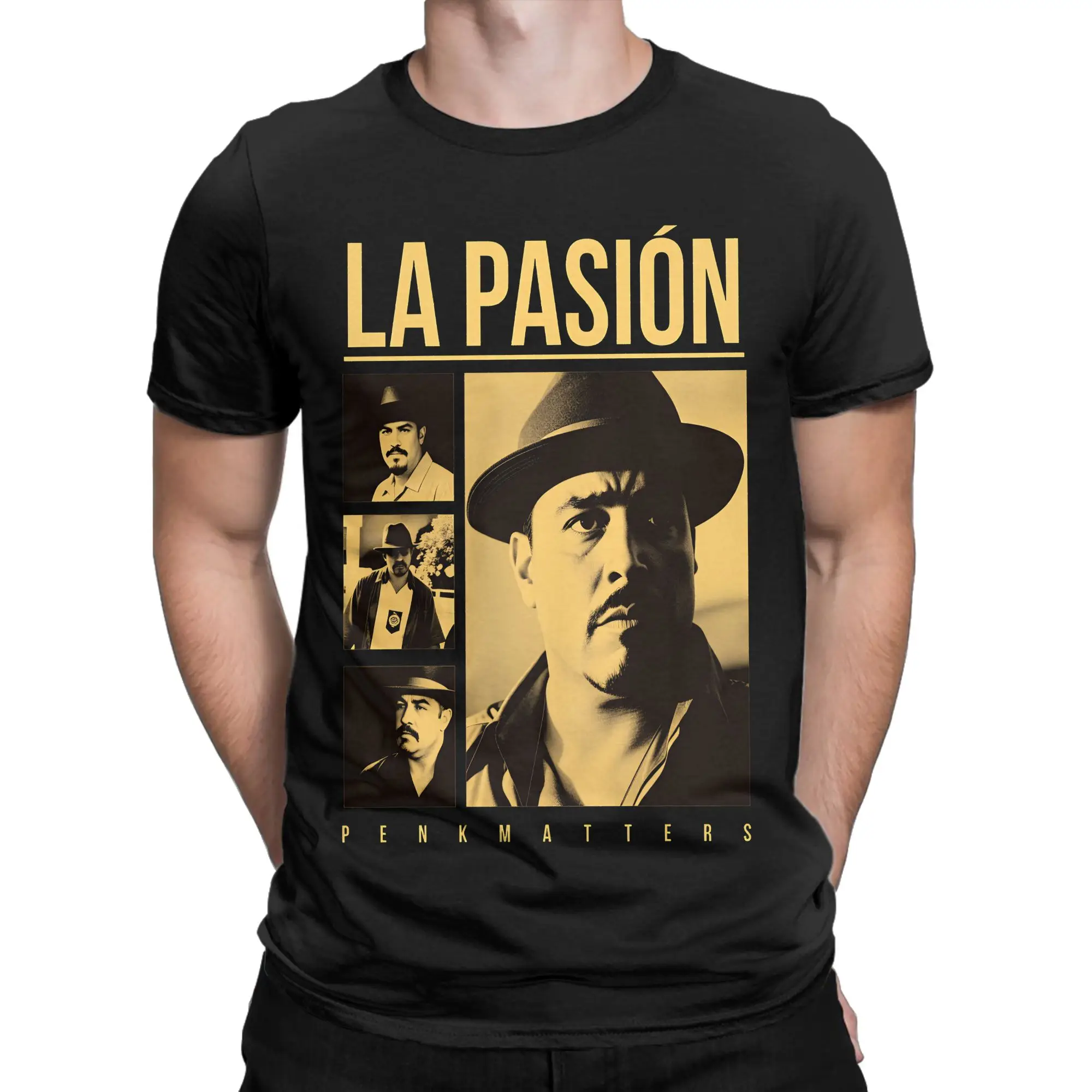 Dexter Tv La Passion T-Shirt for Men  Amazing Pure Cotton Tee Shirt O Neck Short Sleeve T Shirts Printing Clothing