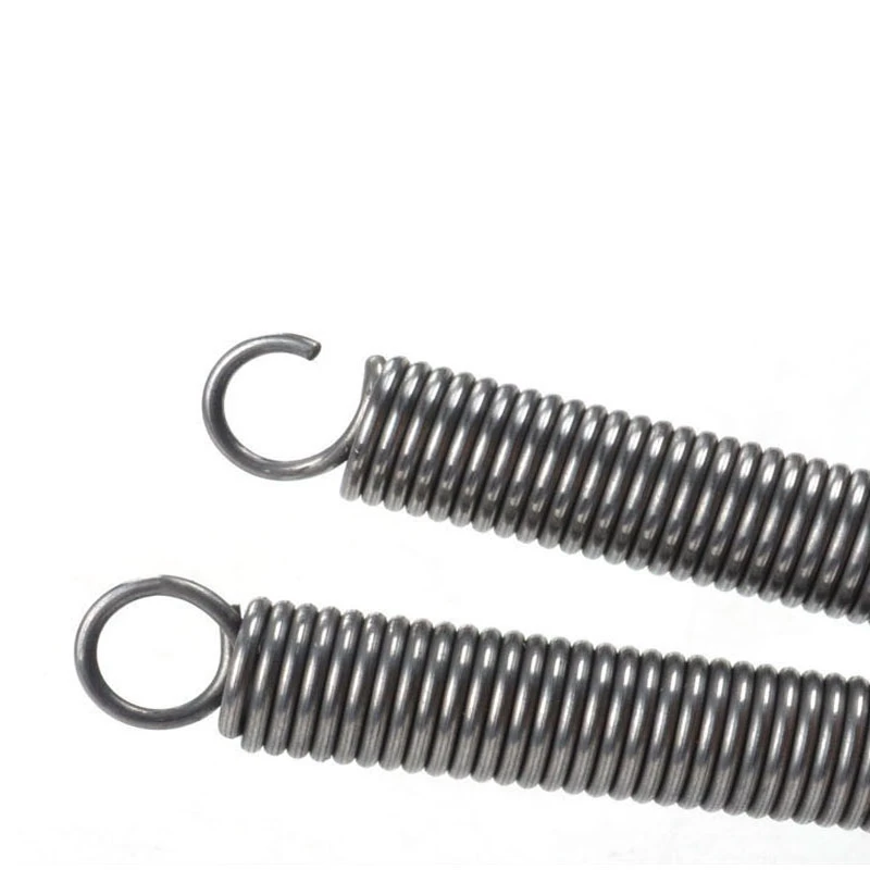5 Stück Drahtdurchmesser 1,0 mm, offener Haken, Zugfeder, Rückzugsfeder, Spulenverlängerungsfeder, Zugfeder, Außendurchmesser 5 mm, Länge 40–140 mm – Detail 3