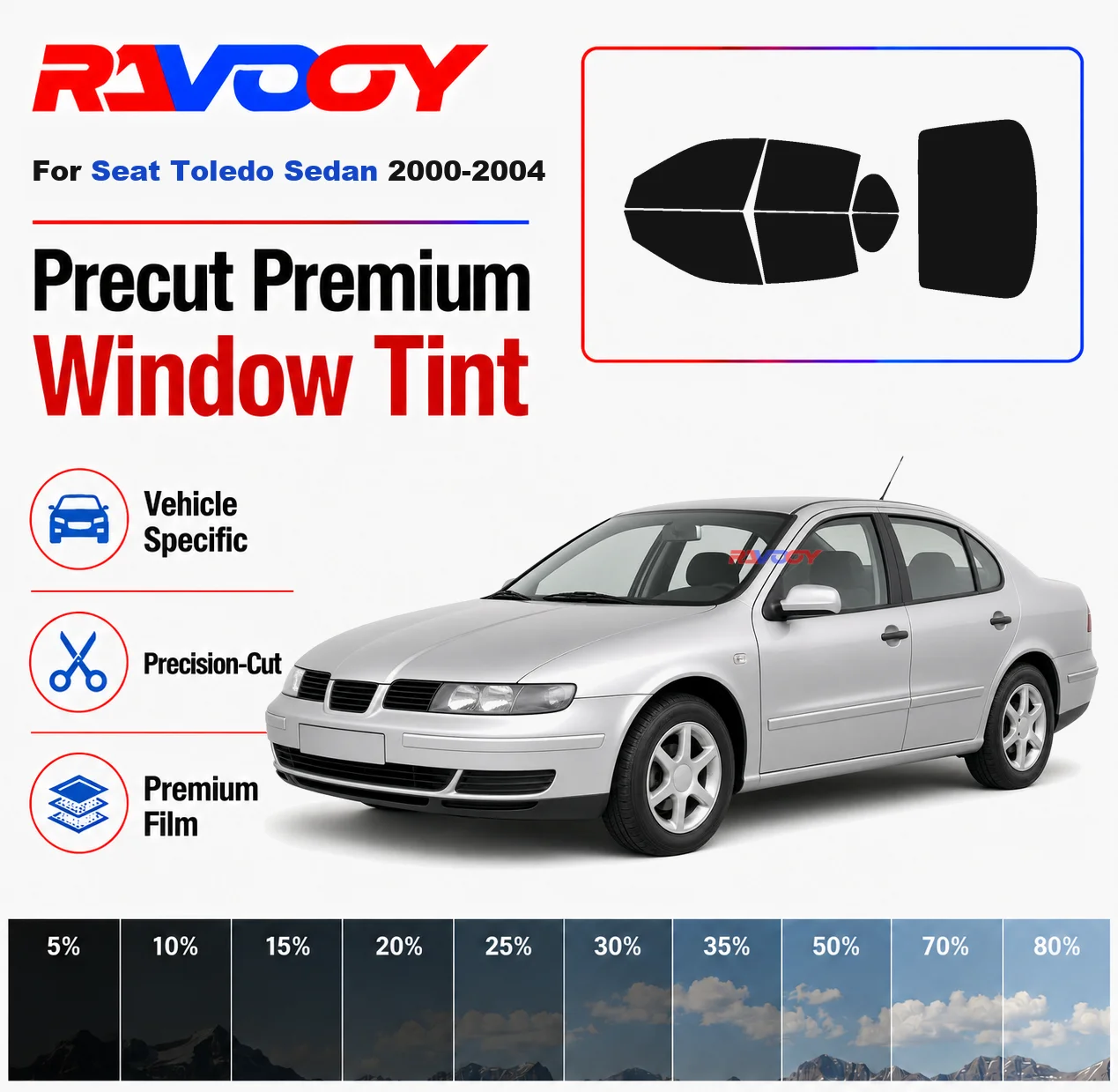 premium-precut-window-tint-kit-front-rear-windows-rear-windshield-for-seat-toledo-sedan-2000-2004-complete-set-nano-ceramic-film