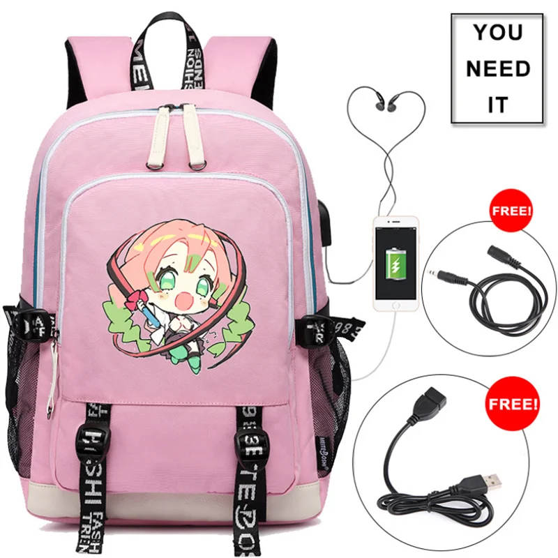 

Demon Slayer Katanakaji No Sato-Hen Backpacks Teenarges Schoolbag Kanroji Mitsuri Girls Boys Fashion Laptop Outdoor Bags Mochila