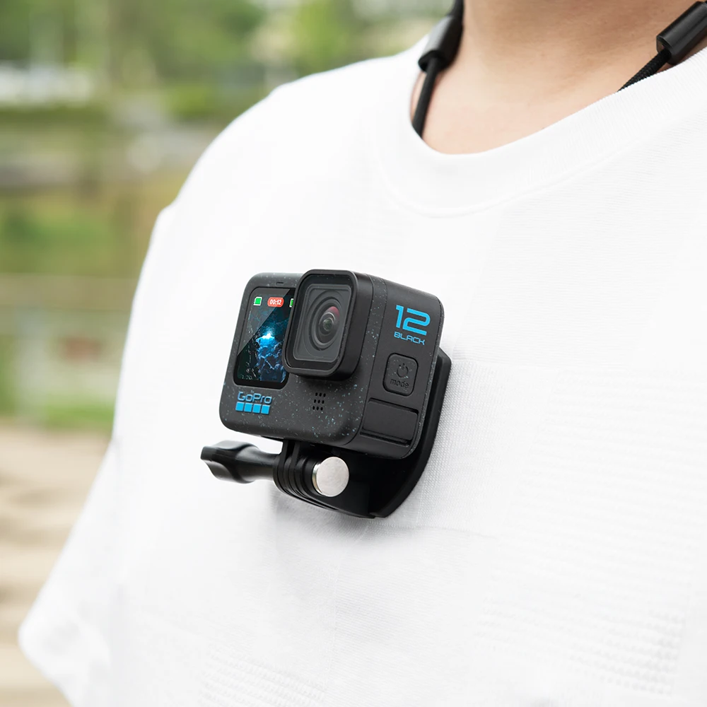 Магнитный держатель шейного ремня для GoPro Hero 13 12 11 DJI Action 3 4 Insta360 X4 GO3, адаптер для крепления, ремешок, кронштейн, аксессуары