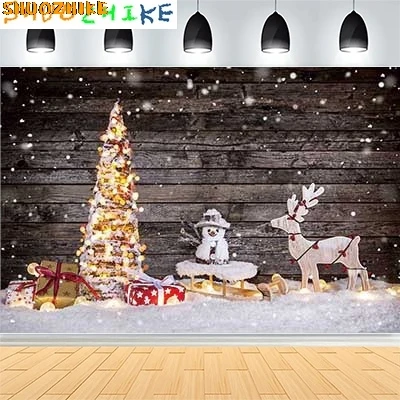 Tła fotograficzne na Boże Narodzenie, Sylwestra, imprezy, rekwizyty, okno, wnętrze salonu, motyw świąteczny, choinka, śnieg, tło do zdjęć FN-72