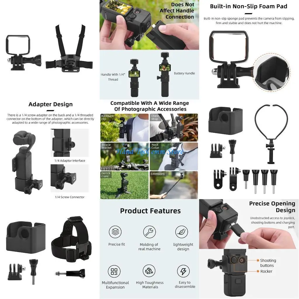 H37F واقي توسيع محول الإطار الواقي للجيب 3 إطار ثابت للكاميرا